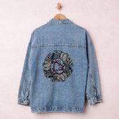 Antiek Boekplaat Drie Hawks William de Morgan Denim Jacket (Hangar)