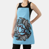 Antiek Boekplaat Drie Hawks William de Morgan Schort (Insitu)