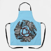 Antiek Boekplaat Drie Hawks William de Morgan Schort (Voorkant)