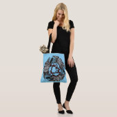 Antiek Boekplaat Drie Hawks William de Morgan Tote Bag (Op model)