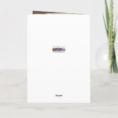 Antiek boekuitnodiging kaart (Achterkant)