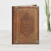 Antiek boekuitnodiging kaart (Voorkant)