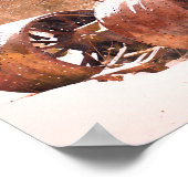 Antiek Boerderij tractor Poster (Hoek)