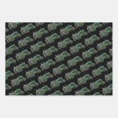 Antiek  Boerderijen trekkers Inpakpapier Vel (Voorkant 2)