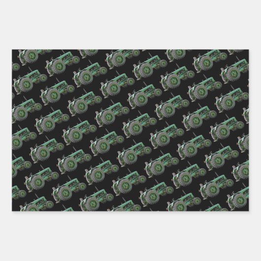 Antiek  Boerderijen trekkers Inpakpapier Vel (Voorkant 2)