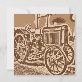 Antiek Boerderijen van trekkers Kaart (Achterkant)