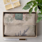 Antiek botanisch lavendel tissuepapier (Geschenk)