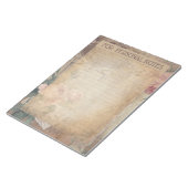  antiek botanische abstracte epheera notitieblok (Schuin)