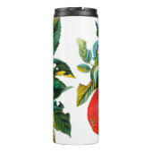 Antiek botanische appelfruitregeling, appelsap thermosbeker (Achterkant)