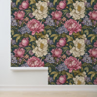 Antiek botanische bloemen
