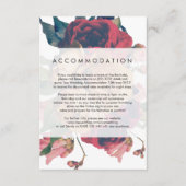 Antiek  Botanische Fete Bruiloft Details Informatiekaartje (Voorkant)