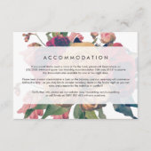 Antiek Botanische Fete Wedding-kaart Informatiekaartje (Voorkant)