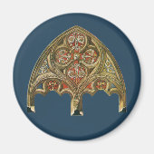 Antiek bouwelement, decoratieve bogen magneet (Voorkant)