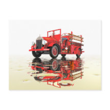 Antiek brandweermotor