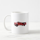 Antiek brandweermotor koffiemok (Links)