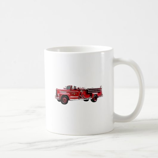 Antiek brandweermotor koffiemok (Rechts)