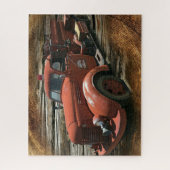 Antiek brandweerwagen  brandweerwagen legpuzzel (Verticaal)