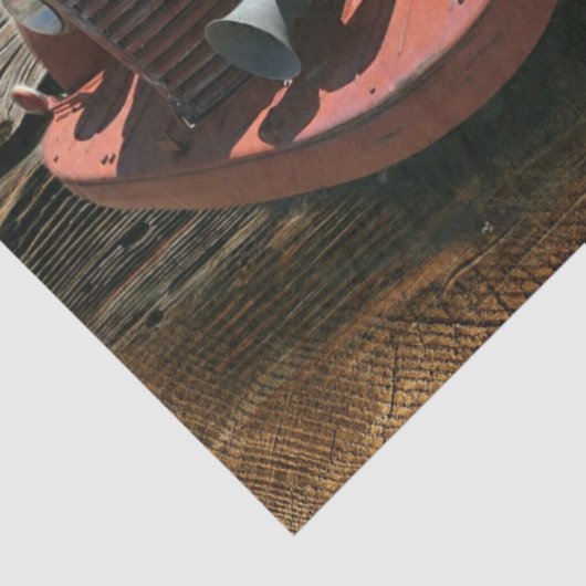 Antiek brandweerwagen  brandweerwagen tissuepapier (Detail)