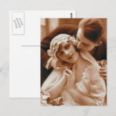 Antiek Bride en Groom Romantic Gifts Briefkaart (Voorkant / Achterkant)