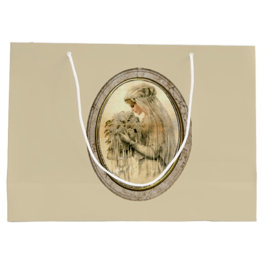 Antiek bride groot cadeauzakje (Achterkant)