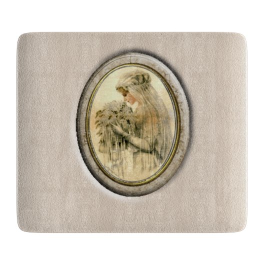 Antiek bride snijplank (Voorkant)