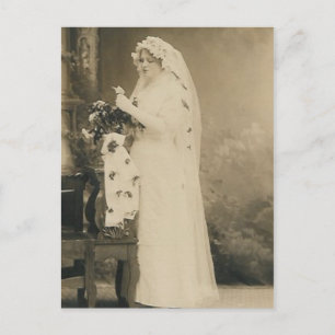 Antiek bridepostkaart briefkaart