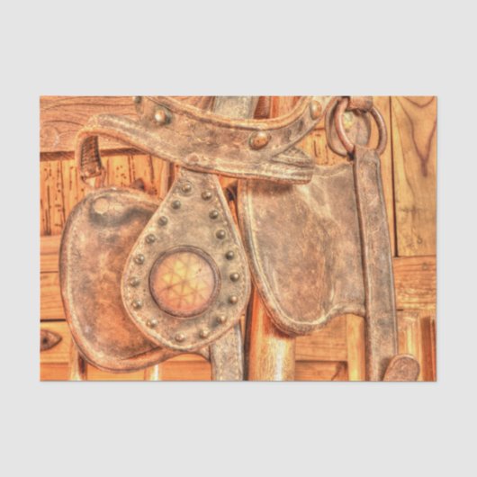 Antiek bridle tissuepapier (Voorkant)