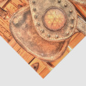 Antiek bridle tissuepapier (Detail)