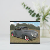 Antiek Briefkaart 1939 Dodge Coupe (Staand voorkant)