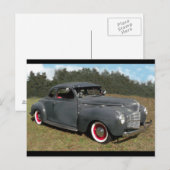 Antiek Briefkaart 1939 Dodge Coupe (Voorkant / Achterkant)
