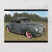 Antiek Briefkaart 1939 Dodge Coupe (Voorkant)