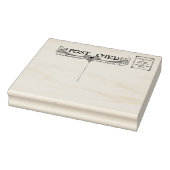 Antiek Briefkaart Art Nouveau Era  Rubberstempel (Stempel)