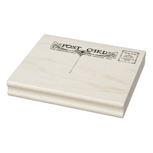 Antiek Briefkaart Art Nouveau Era  Rubberstempel