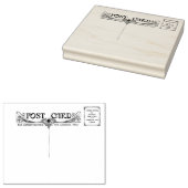 Antiek Briefkaart Art Nouveau Era  Rubberstempel (Gestempeld)
