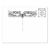 Antiek Briefkaart Art Nouveau Era  Rubberstempel (Afrduk)