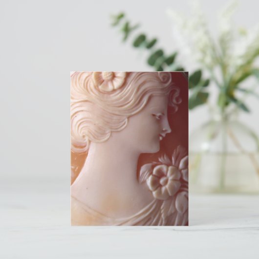 Antiek Briefkaart Cameo (Staand voorkant)