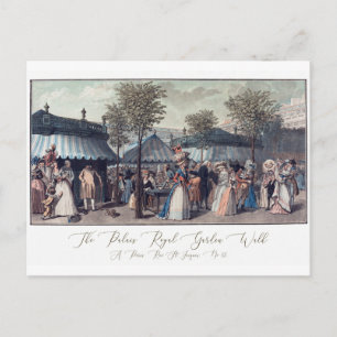 Antiek Briefkaart  illustratie Franse Mode