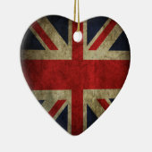 Antiek Britse vlag VK Keramisch Ornament (Rechts)