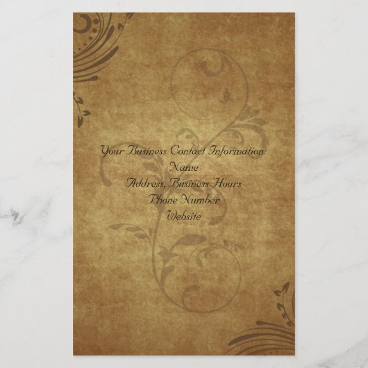 Antiek brochure of  programma (Achterkant)