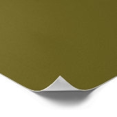 Antiek brons (effen kleur)  poster (Hoek)