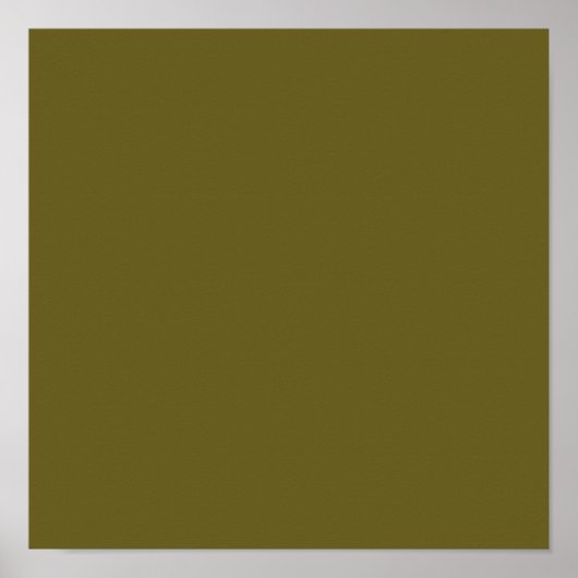 Antiek brons (effen kleur)  poster (Voorkant)