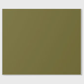 Antiek brons (vaste kleur) cadeaupapier (Vlak)