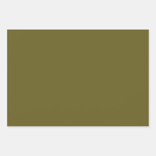 Antiek brons (vaste kleur) inpakpapier vel (Voorkant 2)