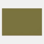 Antiek brons (vaste kleur) inpakpapier vel (Voorkant)