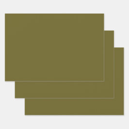 Antiek brons (vaste kleur) inpakpapier vel