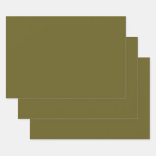 Antiek brons (vaste kleur) inpakpapier vel