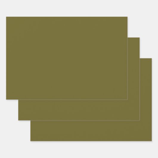 Antiek brons (vaste kleur) inpakpapier vel (Set)