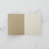 Antiek bruidsschat bedankkaart (Binnen)