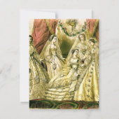 Antiek bruidsschat kaart (Achterkant)