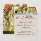 Antiek bruidsschat kaart (Voorkant / Achterkant)